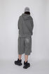 Mayte × Cycle ECHO STAR WASHED HALF PANTS -GRAY-
